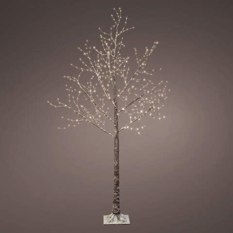 Micro LED tree gb pvc branch steady outdoor brown/warm white dia100cm x H.180cm