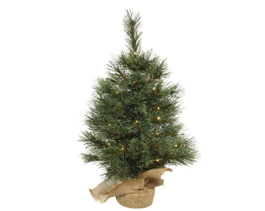 Cashmere mini tree Micro LED BO indoor green/warm white