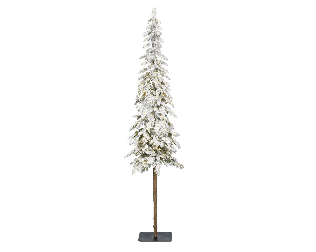 Alpine fir tree indoor snowy LED 180cm