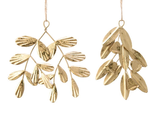 Leaf iron with gold foil