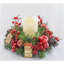Luxury Apple Candle Wreath