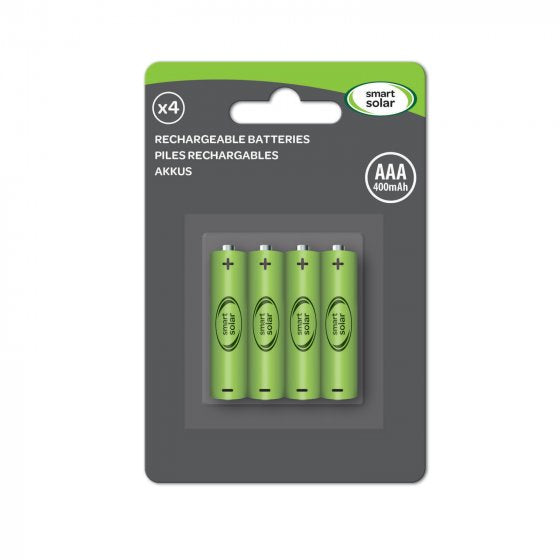 Smart Solar Rechargeable Batteries AAA