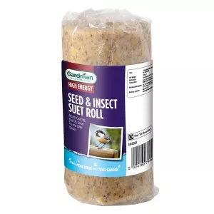 GM Seed and Mealworm Suet Roll