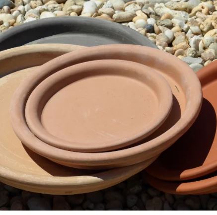 Antique Water Resistant Saucers 29X3Cm - Pots - Windyridge Garden Centre
