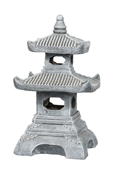Lombok - Pagode 01E Cement L30/W30/H50Cm - Garden Ornaments - Windyridge Garden Centre