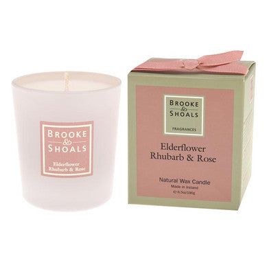 Regular size Candle - Elderflower Rhubarb & Rose