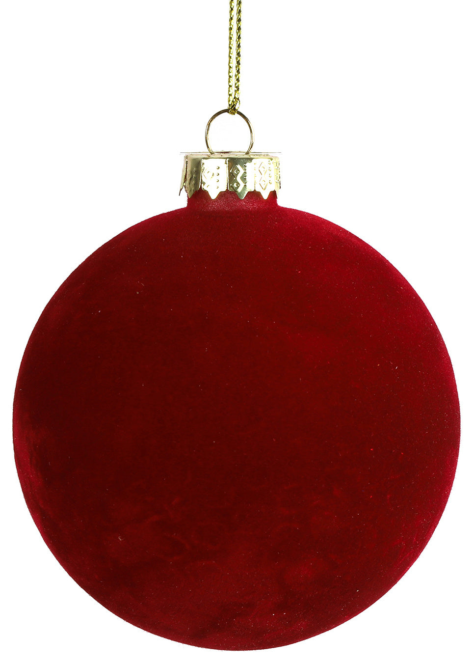 Bauble Rd Yana M Red L10B10H10Cm - Christmas - Windyridge Garden Centre