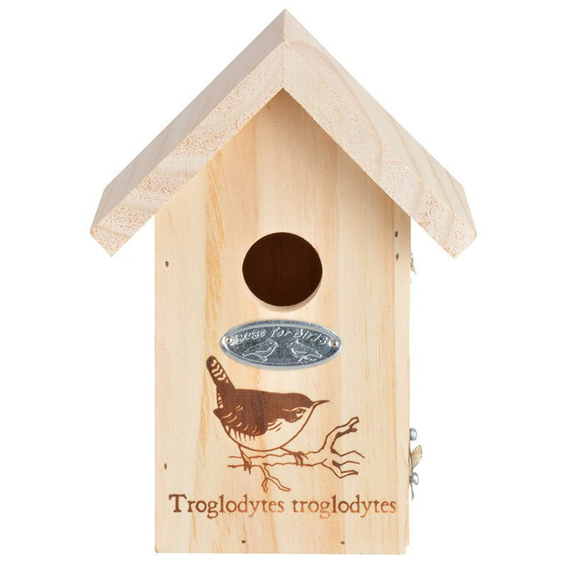 Birdhouse wren silhouette