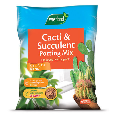 Cacti & Succulent Potting Mix (Enriched with Seramis) 4L