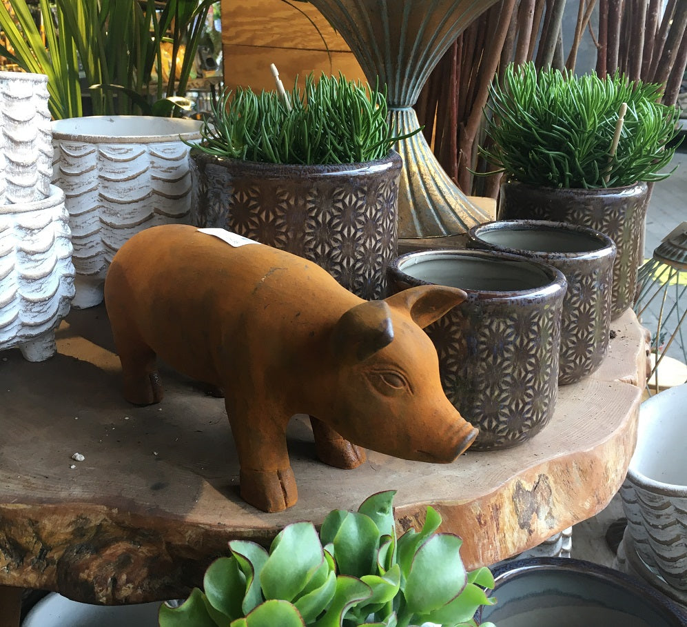 Cast Iron Piglet - Garden Ornaments - Windyridge Garden Centre