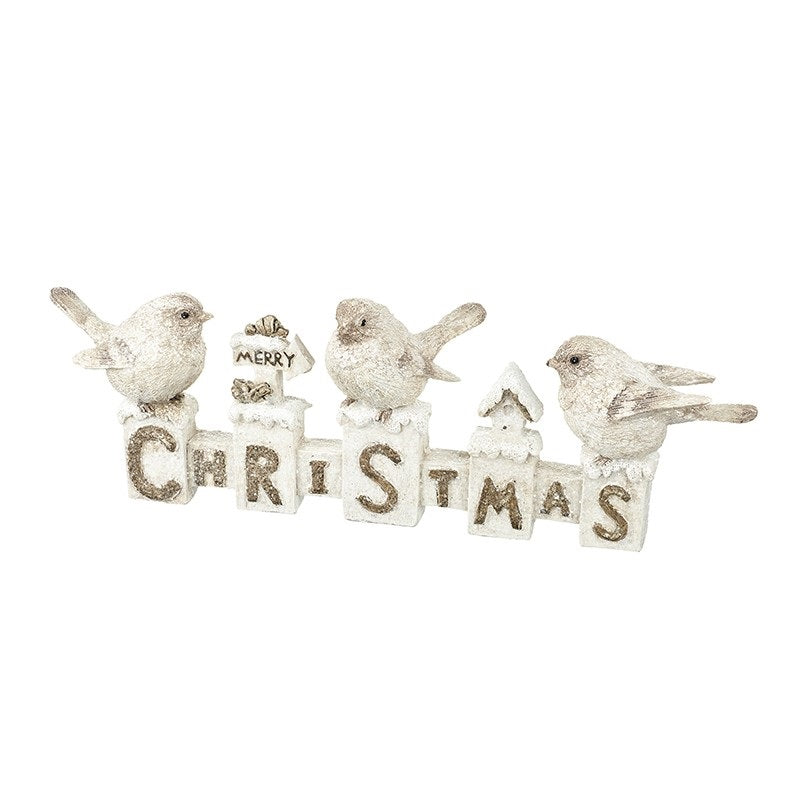 Christmas Letters With Birds - Christmas - Windyridge Garden Centre