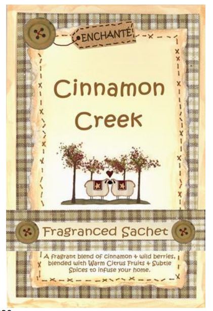 CINNAMON FRAGRANCED TREE HANGER