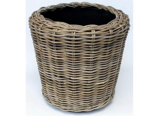 Drypot Rattan Grey D39H36Cm - Pots - Windyridge Garden Centre