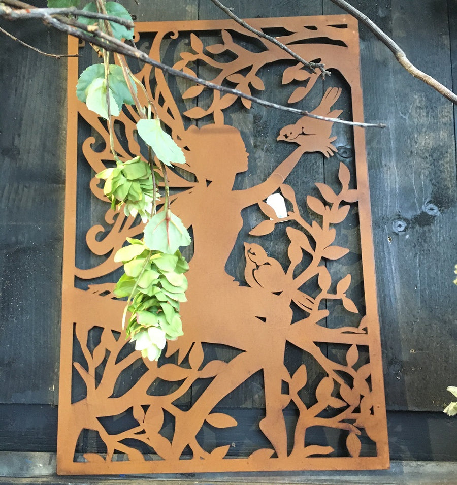 Elf Silhouettes In Rust - Garden Ornaments - Windyridge Garden Centre