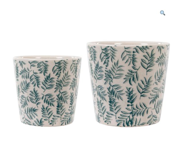 Floral Pot Leaf S Ø14Cmdx13Cmh - Pots - Windyridge Garden Centre