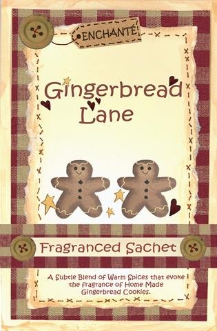 GINGERBREAD LANE FRAGRANCED SACHET