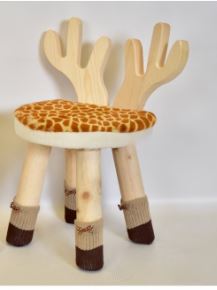 GIRAFFE SEAT 31X28X48