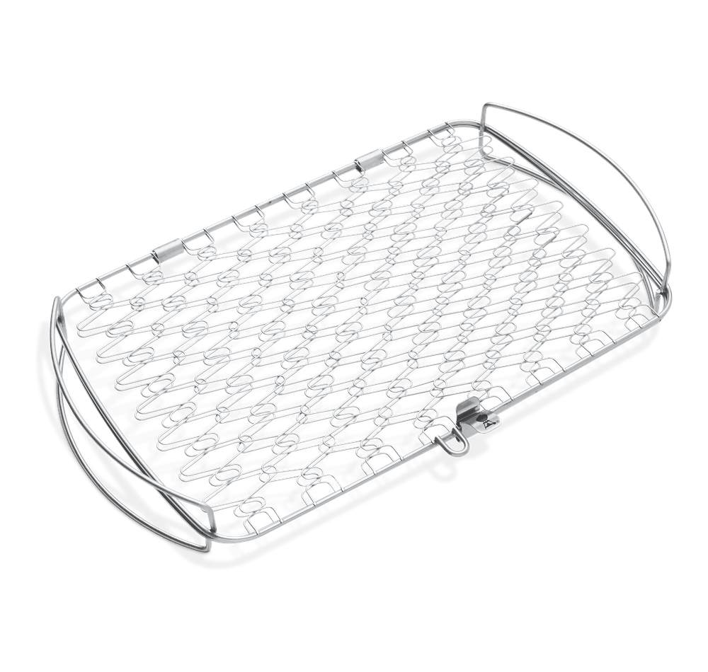 GRILLING BASKET - LARGE, STAINLESS STEEL