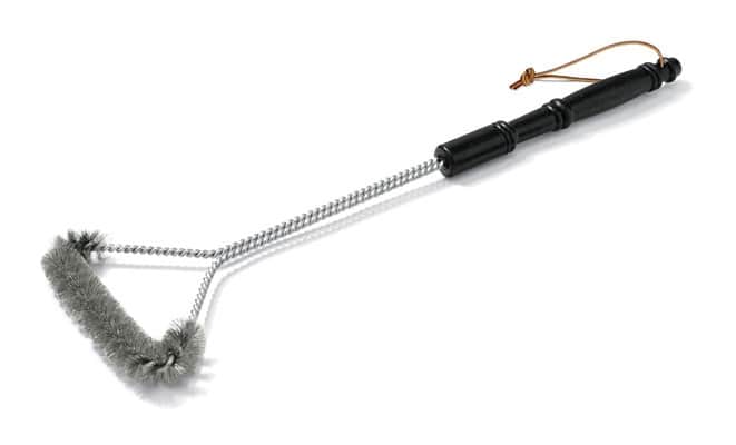 GRILL BRUSH - THREE SIDED, 53 CM, STAINLESS STEEL BRISTLES