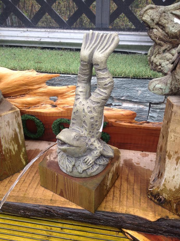 Handstand Frog - Plumbed - Water Features - Windyridge Garden Centre