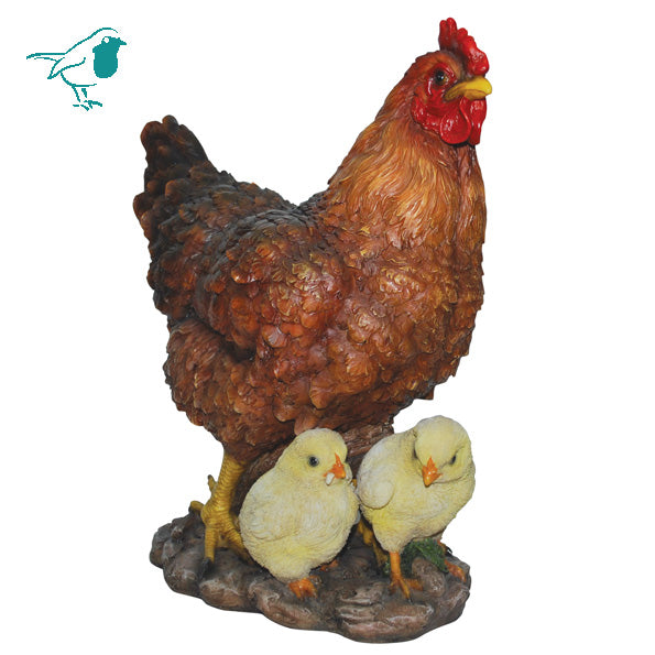 Real Life Hen with Chicks B x
