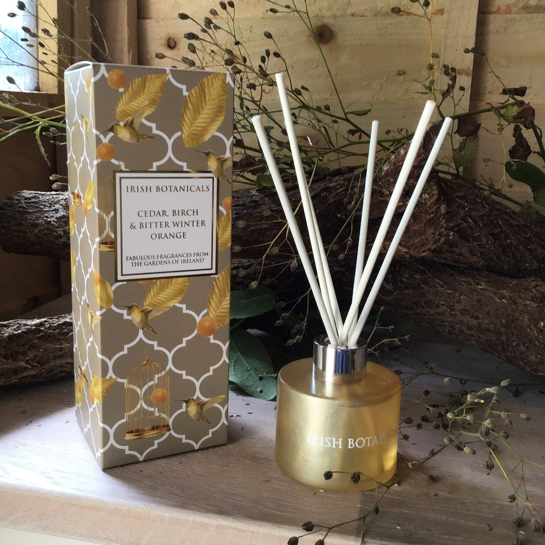 IRISH BOTANICALS CEDAR BIRCH & BITTER WINTER ORANGES DIFFUSER