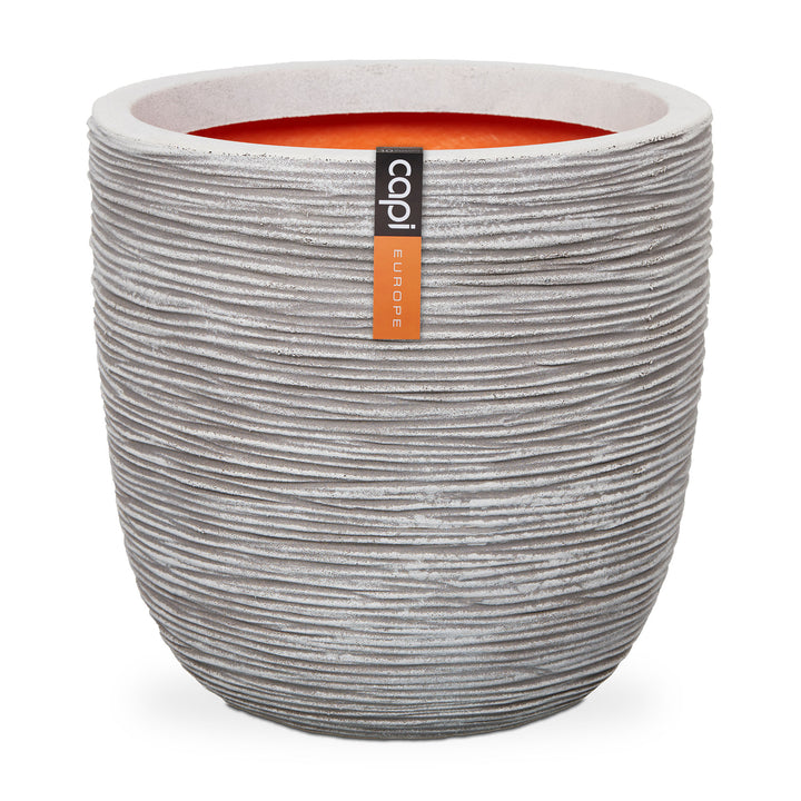 Planter ball Rib Ivory NL Ø35x34