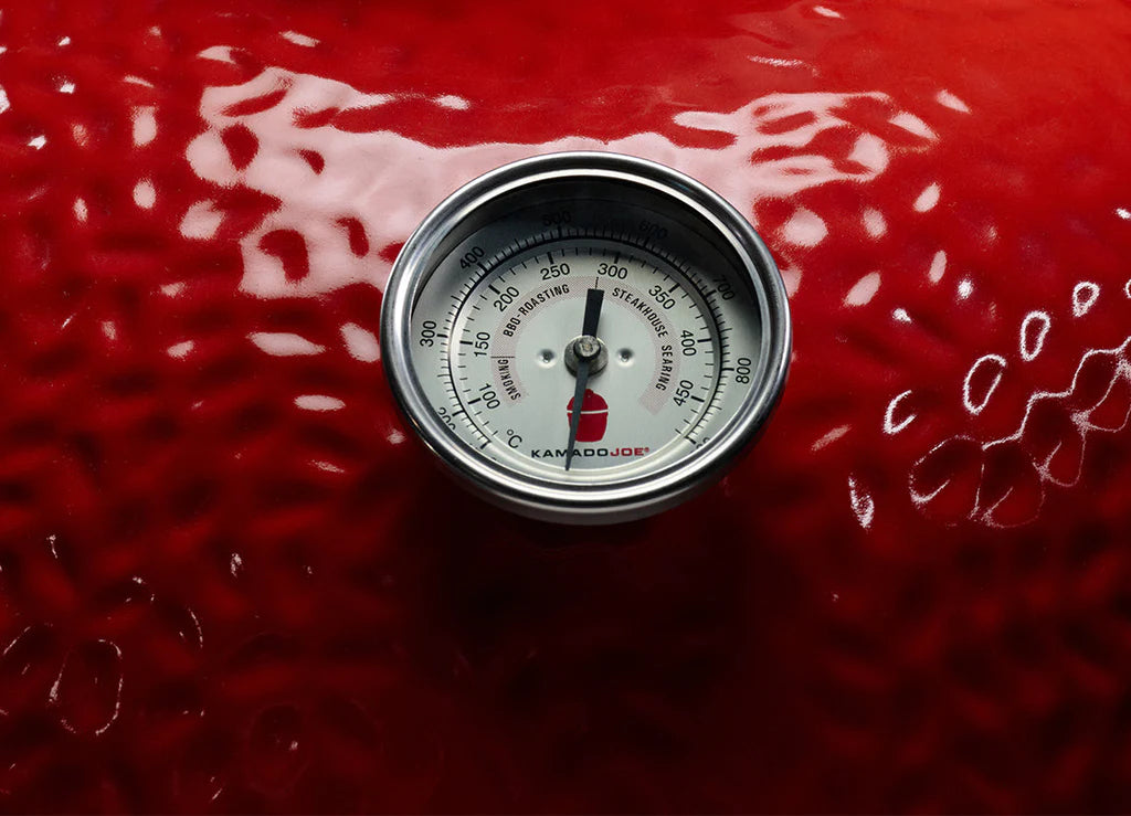 Thermometer on the Kamado Joe Classic III