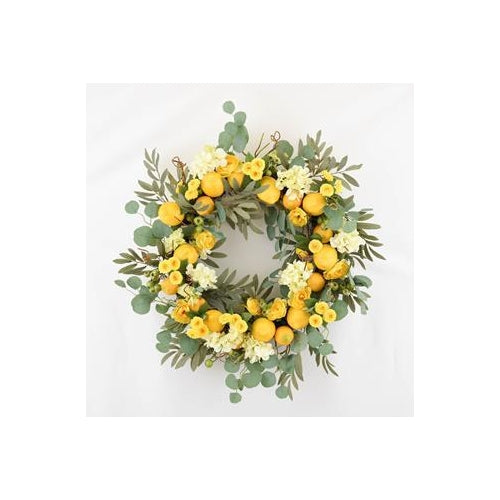 Lemon Blossom Wreath 65Cm - Easter - Windyridge Garden Centre