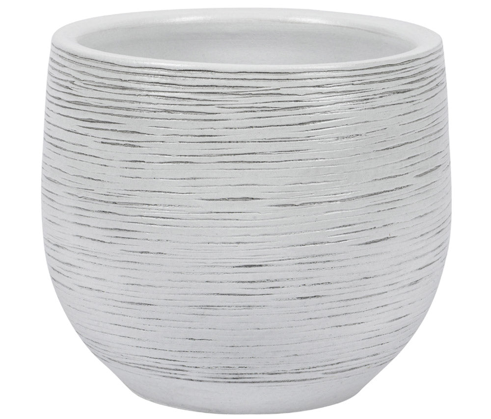 Le Havre 17-01W White Ã_x0098_35Cm/ H31Cm - Pots - Windyridge Garden Centre