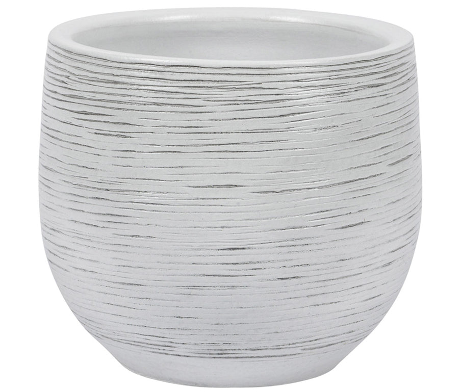 Le Havre 17-01W White Ã_x0098_35Cm/ H31Cm - Pots - Windyridge Garden Centre