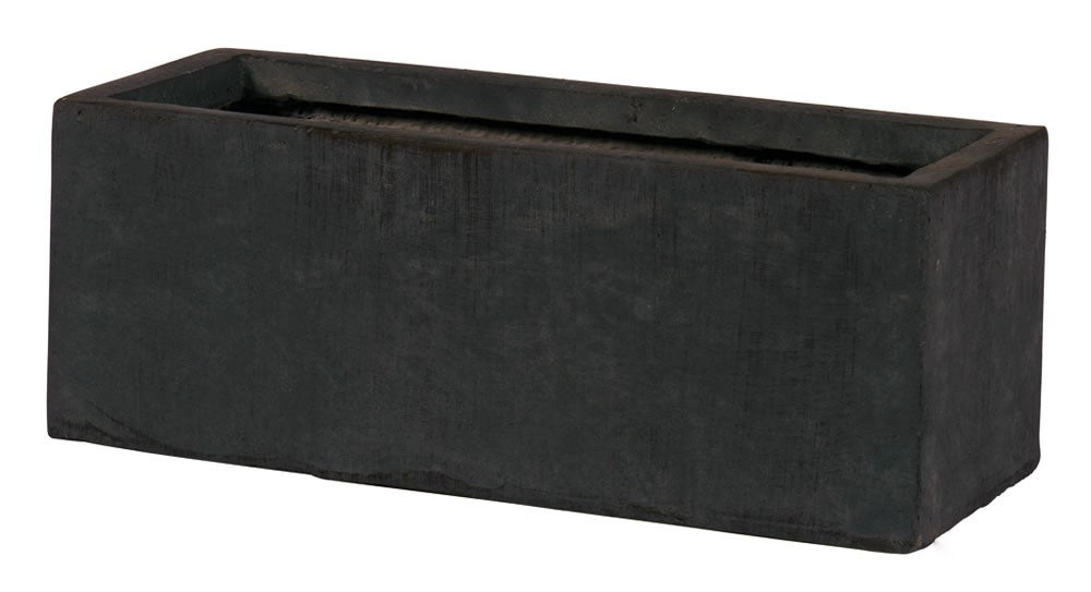 Liverpool 21G Fibreclay Trough Dark Grey 60cm W16cm H16cm