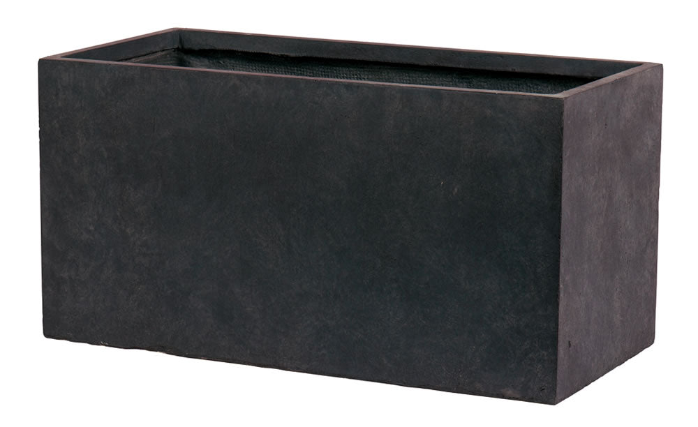 Liverpool 36G FibreclayTrough Dark Grey 80cm W35cm H35cm
