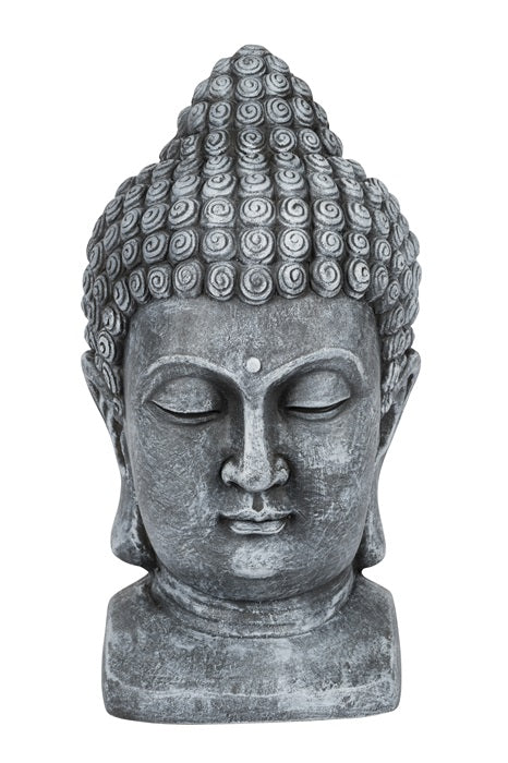 Lombok H-03E Grey L24/W23/H42Cm - Garden Ornaments - Windyridge Garden Centre