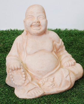 Lucky Buddah Ornament 36X30H34 Terracotta - Garden Ornaments - Windyridge Garden Centre