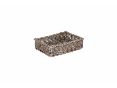 Medium Antique Wash Straight-sided Tray - LINED