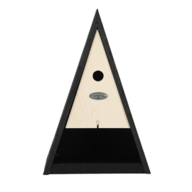 Triangle bird house with Birdfeeder