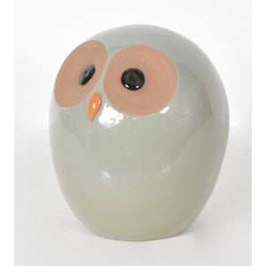 Owl Ornament 19X18X21 Green - Garden Ornaments - Windyridge Garden Centre