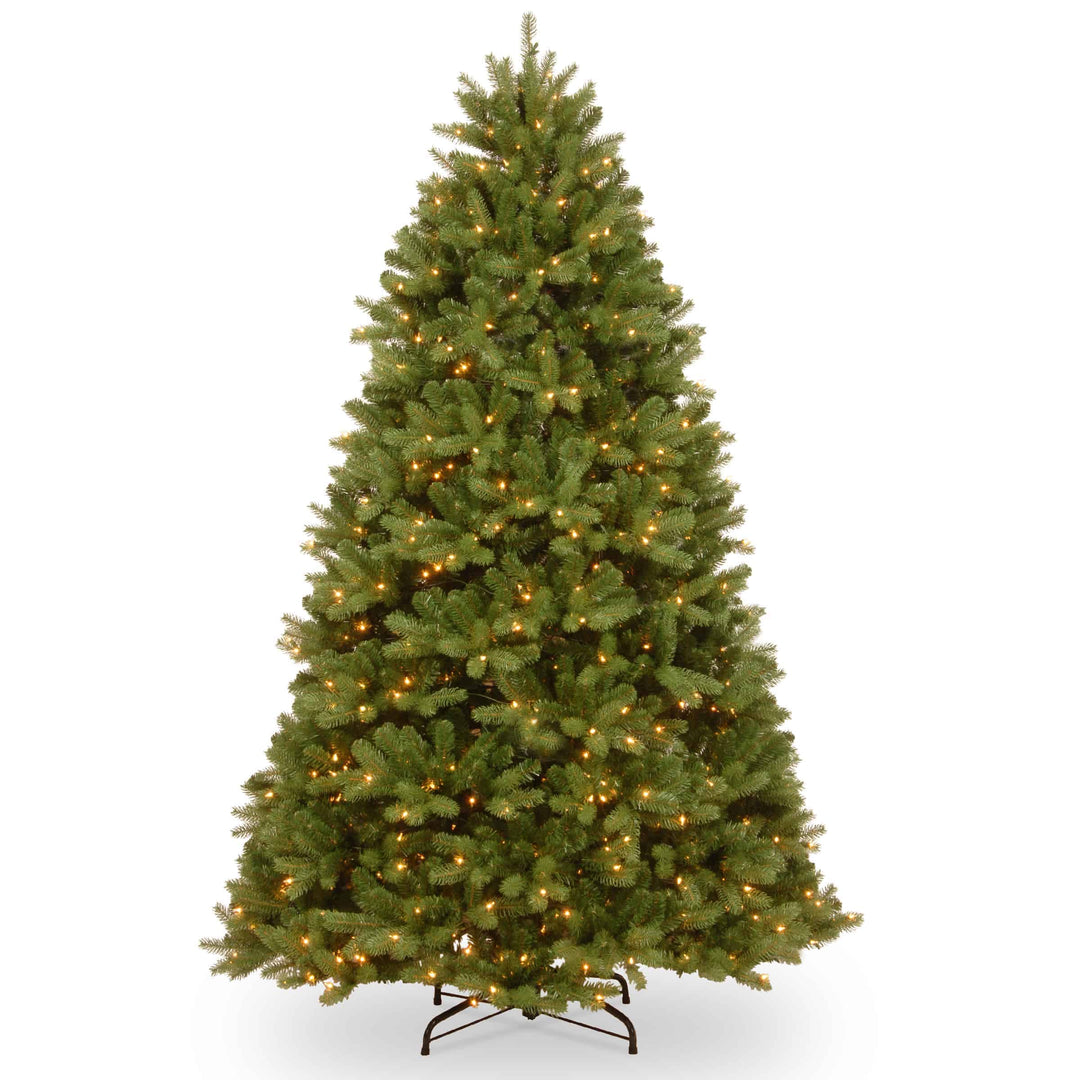 9 Feel Real Bayberry Spruce  Tree with 800 Warm White LED Lights & Caps-BS