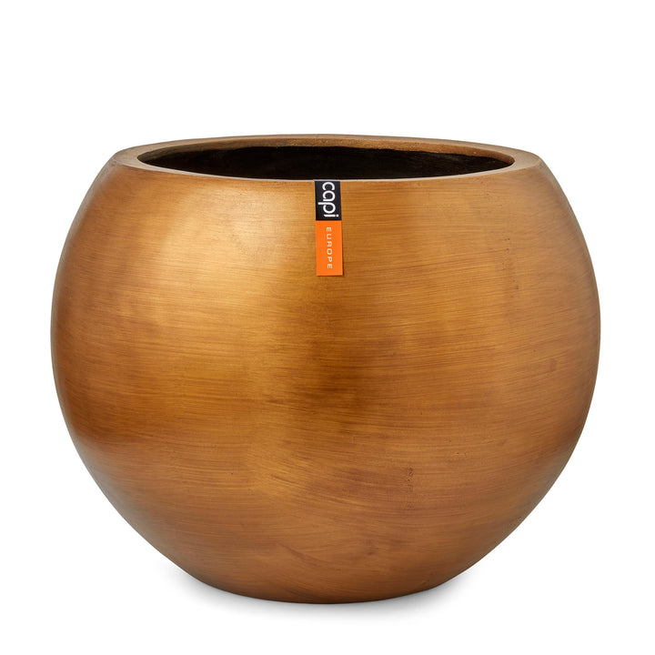Vase Ball Retro Pot Ø22cm H18cm Gold