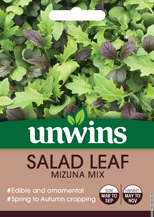 Salad Leaf Mizuna Mix