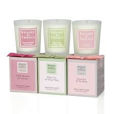 Set Of 3 Travel Candles - Floral - Gift Shop - Windyridge Garden Centre