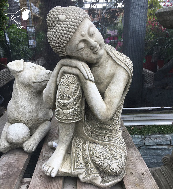 Sleeping Buddha Large - Garden Ornaments - Windyridge Garden Centre