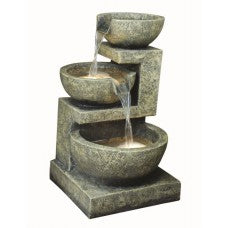 Small Granite 3 Bowl - Water Features - Windyridge Garden Centre
