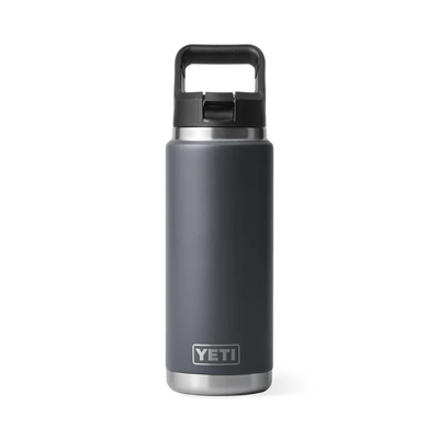 Yeti Rambler 26 Oz Straw Bottle Charcoal