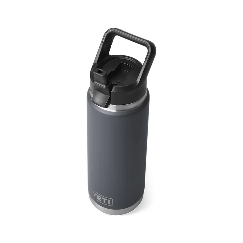 Yeti Rambler 26 Oz Straw Bottle Charcoal
