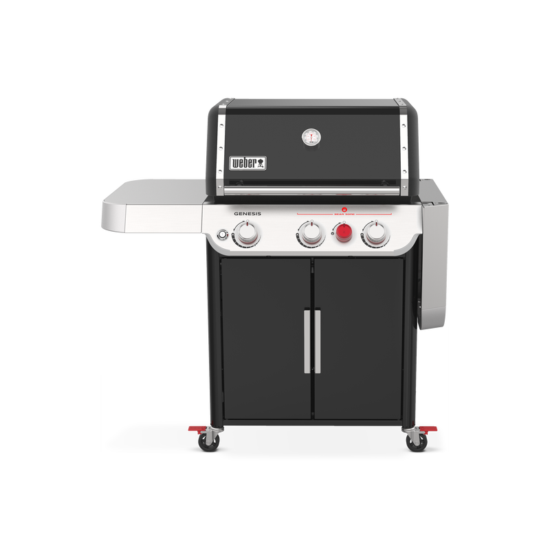 Weber Genesis E-325s Gas Grill with side table down