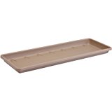 barcelona trough saucer taupe 90cm