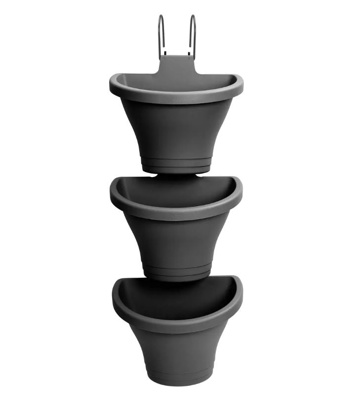 corsica vertical forest 24cm set/3 anthracite