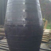 Dark Oak 40 Gallon Barrel